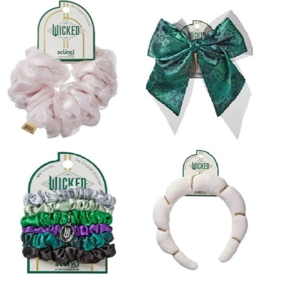 Wicked Scunci Conair Hair Accessories 4 Pack  (10-AL)